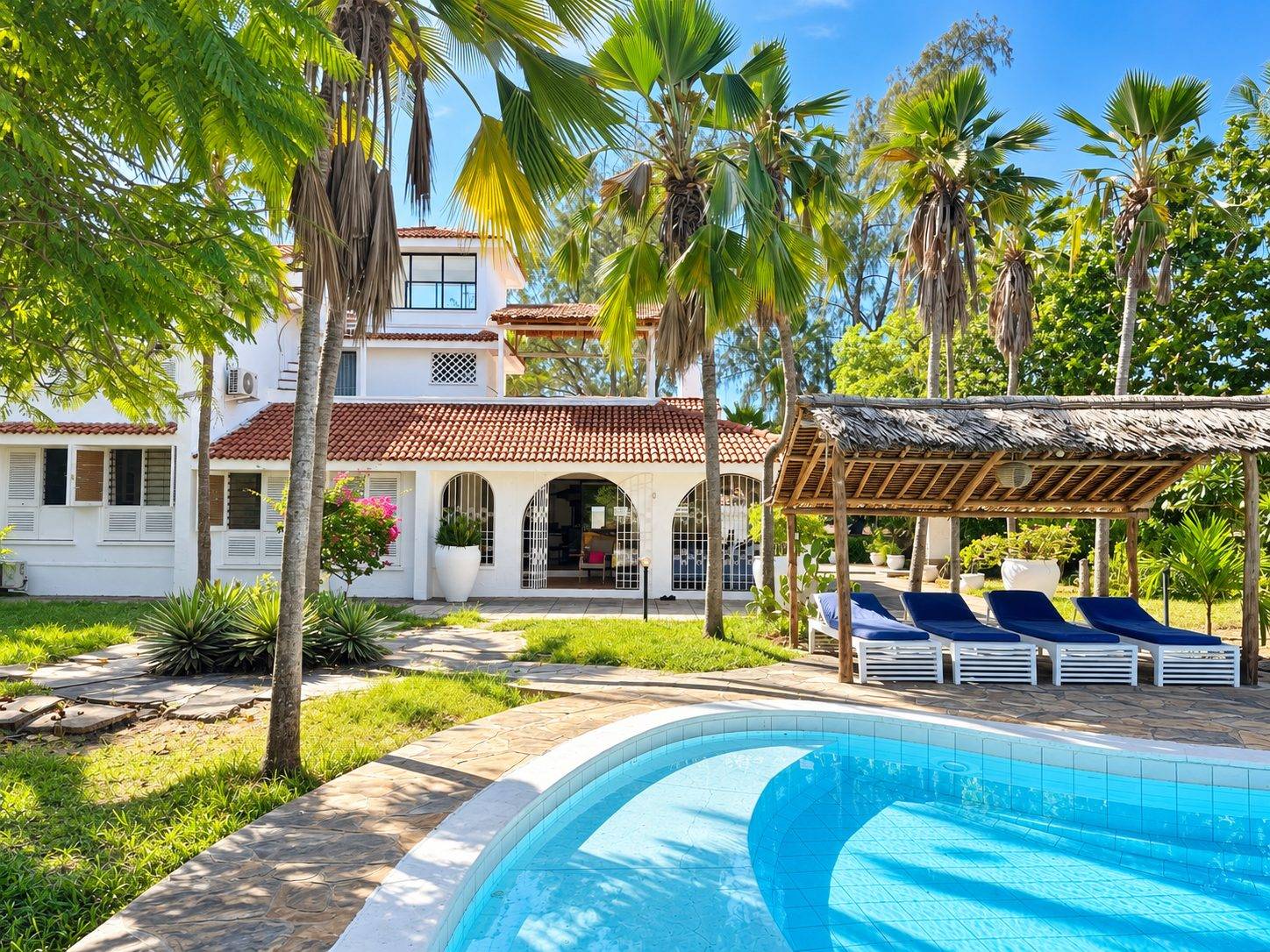 Sandbox villa veranda and private pool